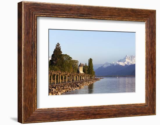 Musee Suisse du Jeu (The Swiss Museum of Games), Lake Geneva (Lac Leman), Vevey, Vaud, Switzerland,-Christian Kober-Framed Photographic Print