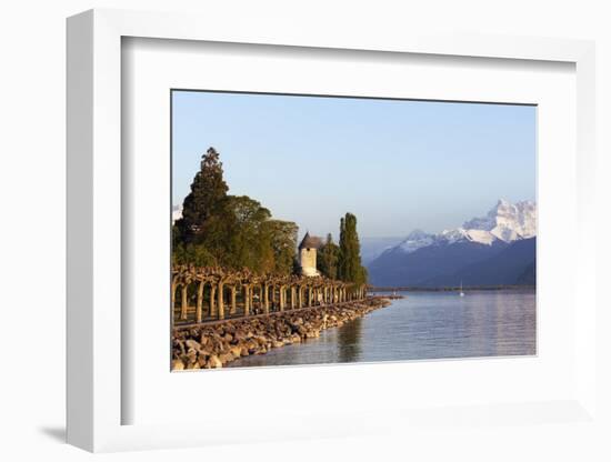 Musee Suisse du Jeu (The Swiss Museum of Games), Lake Geneva (Lac Leman), Vevey, Vaud, Switzerland,-Christian Kober-Framed Photographic Print