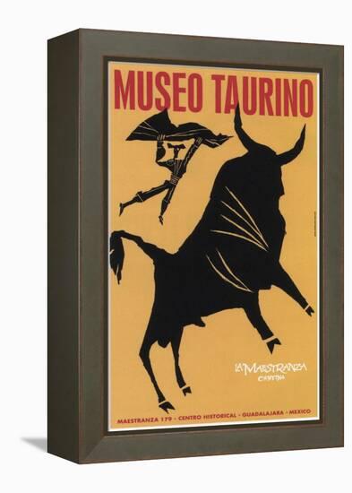 Museo Bull-null-Framed Premier Image Canvas