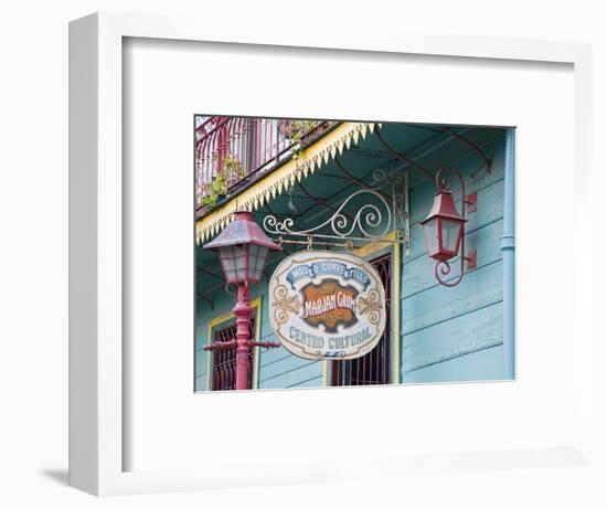 Museo Conventillo Marjan Grum on Moussy Street, La Boca District of Buenos Aires, Argentina-Richard Cummins-Framed Photographic Print