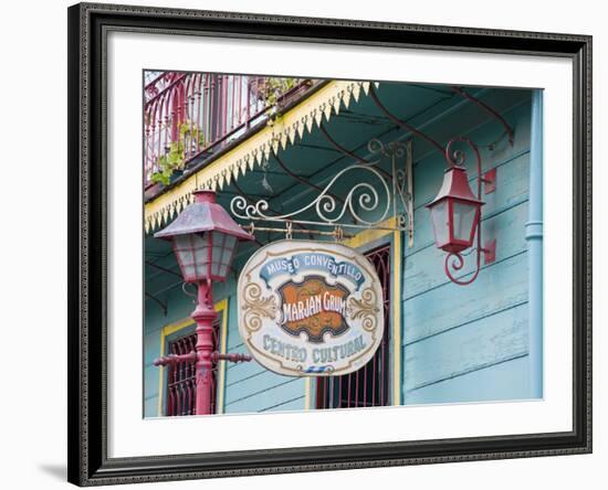 Museo Conventillo Marjan Grum on Moussy Street, La Boca District of Buenos Aires, Argentina-Richard Cummins-Framed Photographic Print