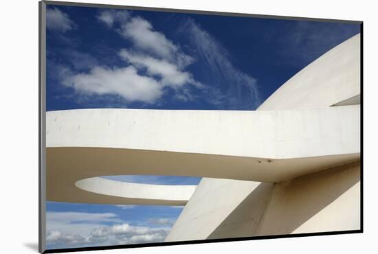 Museo Nacional (Nat'l Museum) Designed by Oscar Niemeyer, Brasilia, UNESCO Site, Brazil-Yadid Levy-Mounted Photographic Print