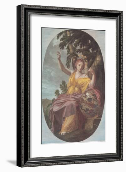 Muses II-Eustache Le Sueur-Framed Art Print