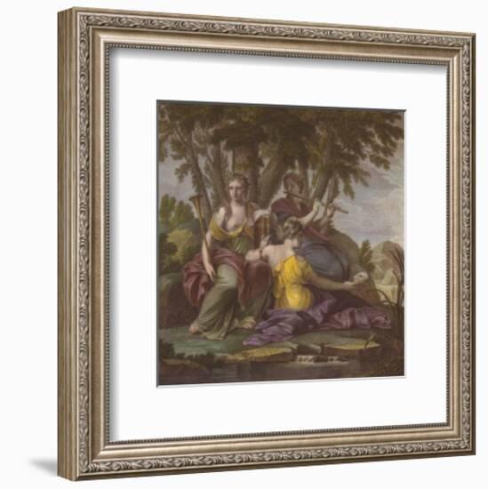 Muses V-Eustache Le Sueur-Framed Art Print