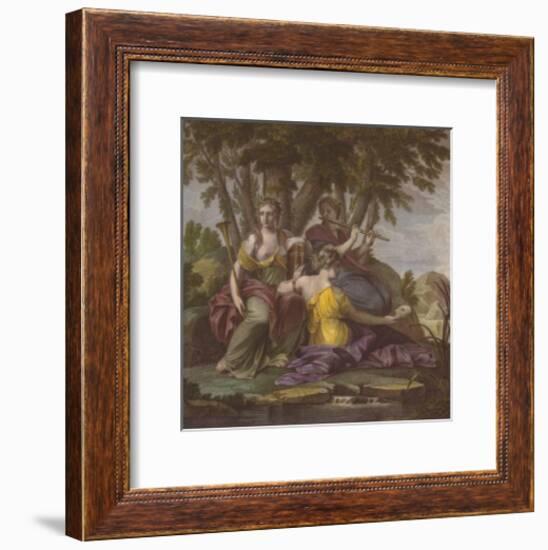 Muses V-Eustache Le Sueur-Framed Art Print