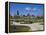 Museum Campus, Grant Park and the South Loop City Skyline, Chicago, Illinois, USA-Amanda Hall-Framed Premier Image Canvas