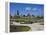 Museum Campus, Grant Park and the South Loop City Skyline, Chicago, Illinois, USA-Amanda Hall-Framed Premier Image Canvas