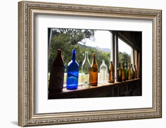 Museum Interior with Historical Tools, Milford Sound, New Zealand-Micah Wright-Framed Photographic Print