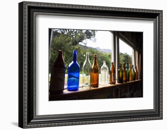 Museum Interior with Historical Tools, Milford Sound, New Zealand-Micah Wright-Framed Photographic Print