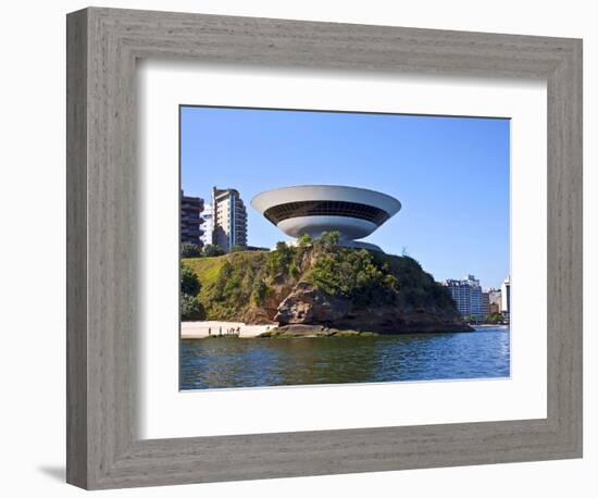 Museum of Contemporary Art, Rio De Janeiro, Brazil-Miva Stock-Framed Photographic Print