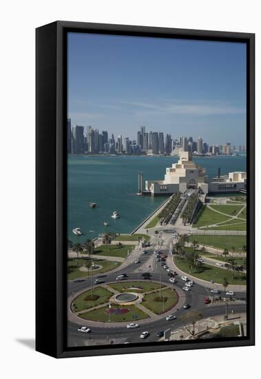 Museum of Islamic Art, Doha, Qatar, Middle East-Angelo Cavalli-Framed Premier Image Canvas