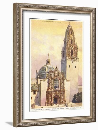 Museum of Man, Balboa Park, San Diego, California-null-Framed Art Print