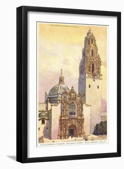 Museum of Man, Balboa Park, San Diego, California-null-Framed Art Print