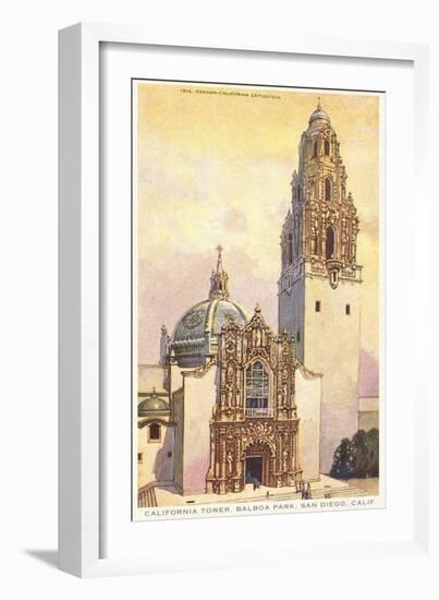 Museum of Man, Balboa Park, San Diego, California-null-Framed Art Print