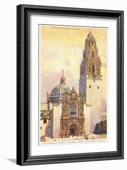 Museum of Man, Balboa Park, San Diego, California-null-Framed Art Print