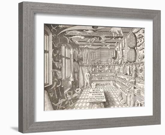 Museum of Ole Worm, Leiden, 1655-G. Wingendorp-Framed Giclee Print