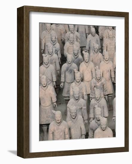 Museum of Qin Terra Cotta Warriors and Horses, Xian, Lintong County, Shaanxi Province, China-Adam Jones-Framed Photographic Print