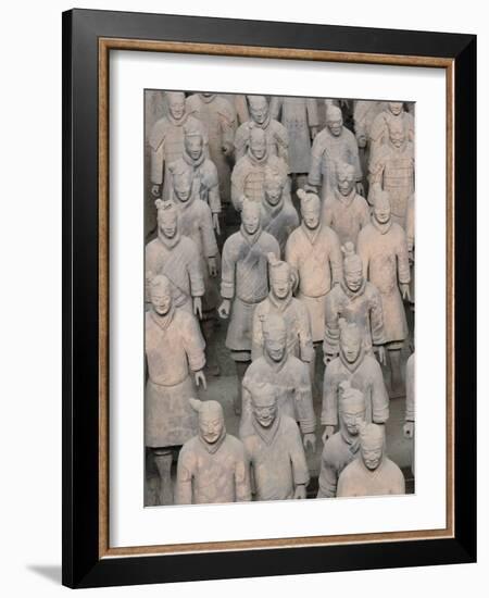 Museum of Qin Terra Cotta Warriors and Horses, Xian, Lintong County, Shaanxi Province, China-Adam Jones-Framed Photographic Print