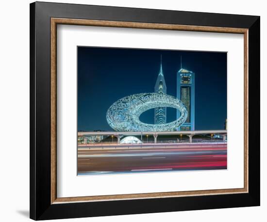 Museum of the Future, Sheikh Zayed Road, Downtown, Dubai, United Arab Emirates, Middle East-Ben Pipe-Framed Photographic Print