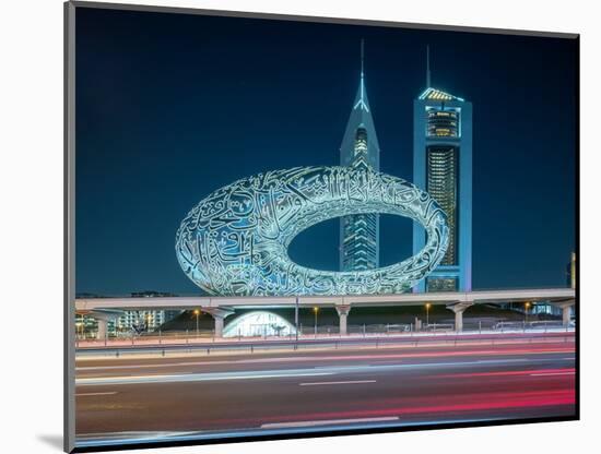 Museum of the Future, Sheikh Zayed Road, Downtown, Dubai, United Arab Emirates, Middle East-Ben Pipe-Mounted Photographic Print