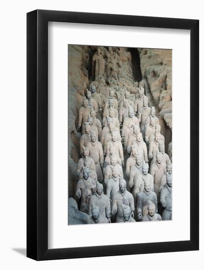 Museum of the Terracotta Warriors, Shaanxi Province, China-G & M Therin-Weise-Framed Photographic Print