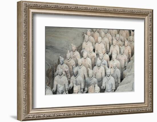 Museum of the Terracotta Warriors, Shaanxi Province, China-G & M Therin-Weise-Framed Photographic Print