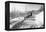 Mushing a Dog Sled in Alaska Photograph - Alaska-Lantern Press-Framed Stretched Canvas