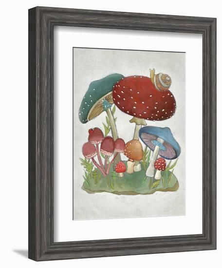 Mushroom Collection I-Chariklia Zarris-Framed Art Print