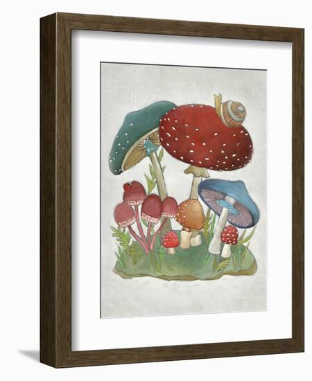 Mushroom Collection I-Chariklia Zarris-Framed Art Print