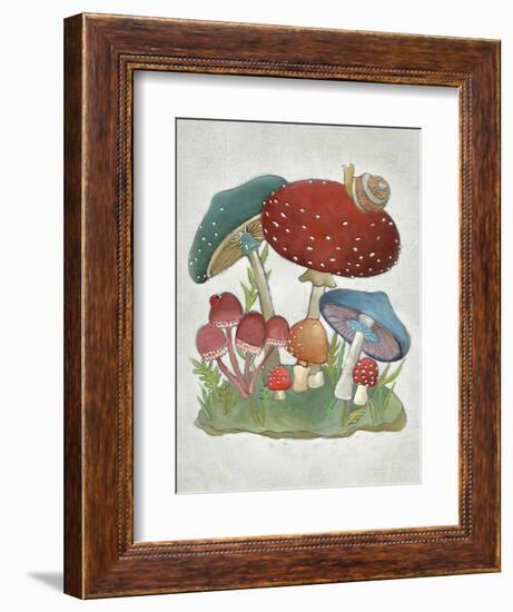 Mushroom Collection I-Chariklia Zarris-Framed Art Print