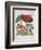 Mushroom Collection I-Chariklia Zarris-Framed Art Print