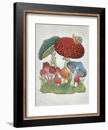 Mushroom Collection I-Chariklia Zarris-Framed Art Print