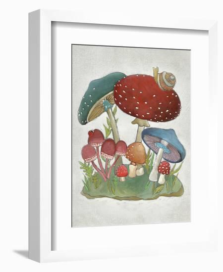 Mushroom Collection I-Chariklia Zarris-Framed Art Print