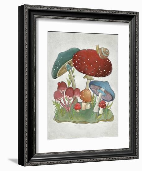 Mushroom Collection I-Chariklia Zarris-Framed Art Print