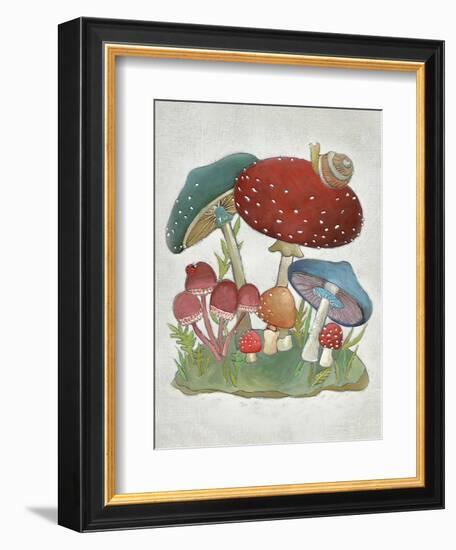 Mushroom Collection I-Chariklia Zarris-Framed Art Print