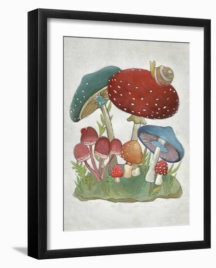 Mushroom Collection I-Chariklia Zarris-Framed Art Print