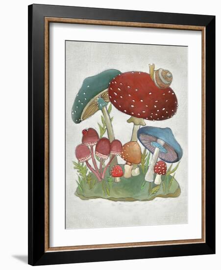 Mushroom Collection I-Chariklia Zarris-Framed Art Print