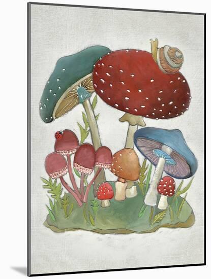 Mushroom Collection I-Chariklia Zarris-Mounted Art Print