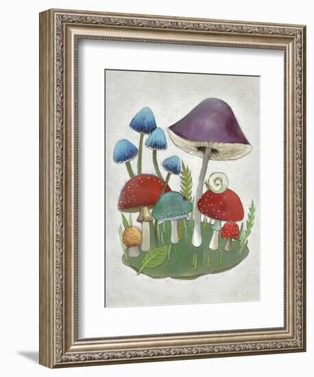 Mushroom Collection II-Chariklia Zarris-Framed Art Print