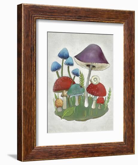 Mushroom Collection II-Chariklia Zarris-Framed Art Print