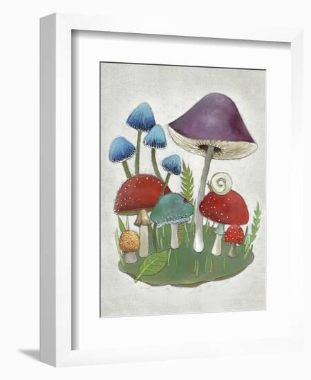 Mushroom Collection II-Chariklia Zarris-Framed Art Print