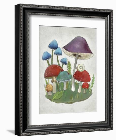 Mushroom Collection II-Chariklia Zarris-Framed Art Print