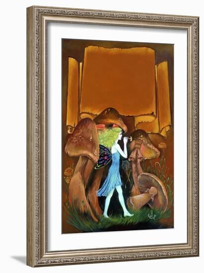 Mushroom Fairy-Judy Mastrangelo-Framed Giclee Print