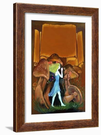 Mushroom Fairy-Judy Mastrangelo-Framed Giclee Print