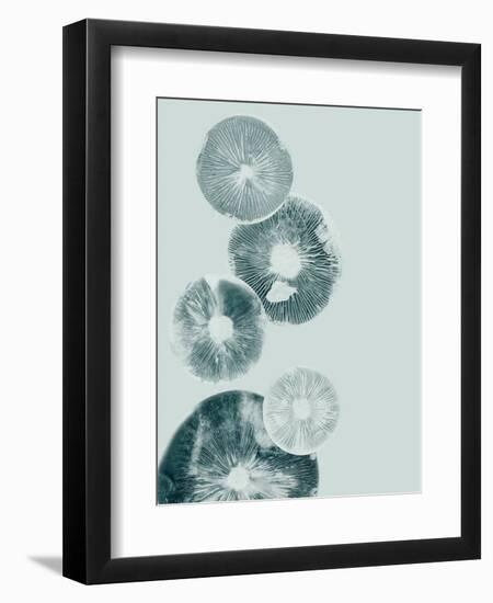 Mushroom Light Teal-Pernille Folcarelli-Framed Art Print