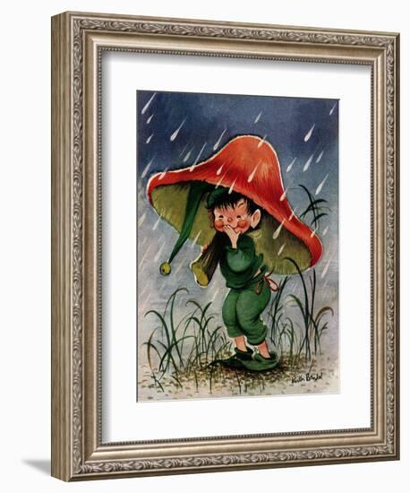 Mushroom Shelter - Jack & Jill-Ruth Bendel-Framed Giclee Print