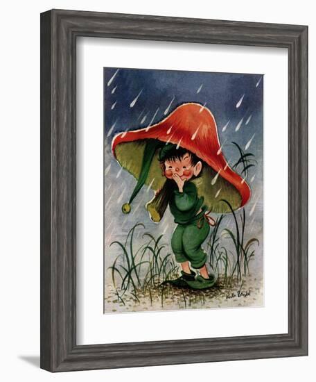 Mushroom Shelter - Jack & Jill-Ruth Bendel-Framed Giclee Print