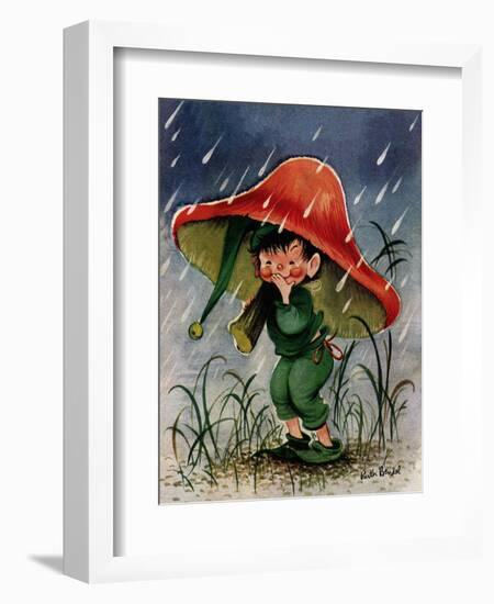 Mushroom Shelter - Jack & Jill-Ruth Bendel-Framed Giclee Print