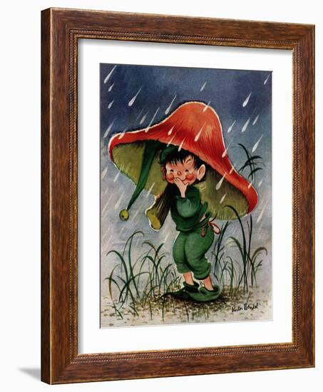 Mushroom Shelter - Jack & Jill-Ruth Bendel-Framed Giclee Print