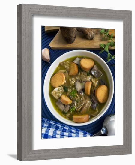 Mushroom Soup (Boletus Edulis), Italy, Europe-Nico Tondini-Framed Photographic Print